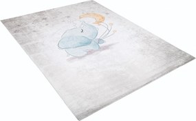 TA Koberec 2755 PRINT EMMA Sivý Obdĺžnikový Rozmer: 80x150 cm