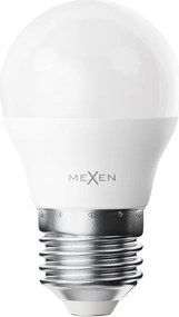 Mexen Nova, LED žiarovka E27, G45, 4W, studená - 6500K, 420 lm - L101-E27-0465-01
