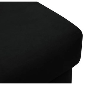 Čierna zamatová podnožka Kyoto – Cosmopolitan Design