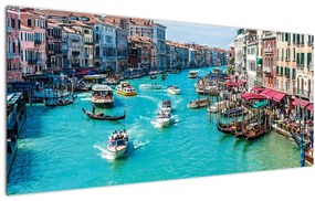Obraz - Canal Grande, Benátky, Taliansko (120x50 cm)