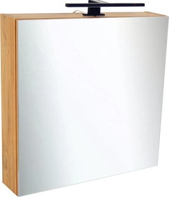 Comodo Zrkadlová skrinka Ideal OW 60 ZS LED-B s osvetlením Any LED 30 B, čierna