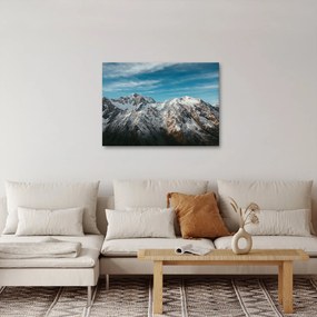Obraz zasnežených vrcholkov, Fiordland (70x50 cm)