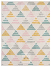 DomTextilu Koberec s geometrickým vzorom v krásnych pastelových farbách 44405-207945