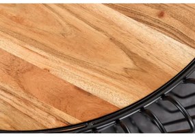 Konferenčný stôl Elements 45736 Ø70cm Drevo Acacia  - Komfort-nábytok