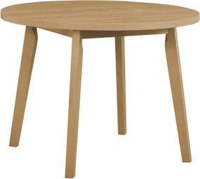 Okrúhly jedálenský stôl Norveg 100 cm, dub grandson%