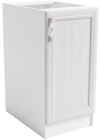 Skrinka do kuchyne Sycylia D40 P biela/dub lancelot