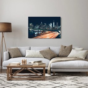 Obraz nočného mesta (90x60 cm)