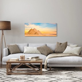 Obraz egyptských pyramíd (120x50 cm)