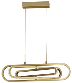 LED luster Arte 64 zlaté