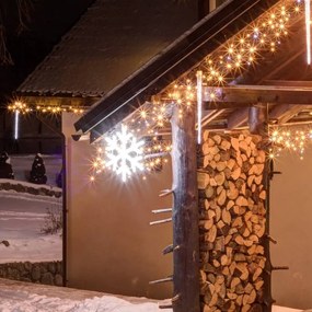 DECOLED LED rampouchy světelné, 3× 0,5 m, teple bílá, 114 diod, IP67, černý kabel Easy Fix