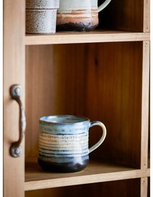 Modré hrnčeky v súprave 4 ks z kameniny 380 ml Deana – Bloomingville