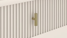 TV stolek Maggiore 154,5 cm kašmírový/zlatý