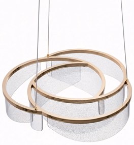 Toolight Toolight, stropné svietidlo 50cm, 57W, 4000K, 4000lm, LED G138-CP, zlatá, OSW-02622