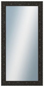 DANTIK - Zrkadlo v rámu, rozmer s rámom 60x120 cm z lišty PRAHA čierna (2753)