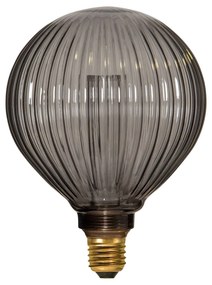 LED Globe G125 Decoled E27 1 W 2 000 K dymová sivá