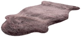 Obsession, Kusový koberec Samba 495 Mauve (tvar kožušiny), 55x85 tvar kožušiny, fialová, obývacia izba