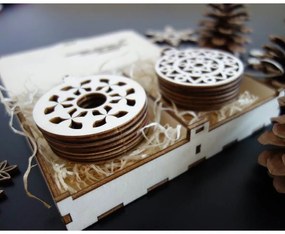 Ozdoby z dreva a plastu, Vianočné a Veľkonočné ozdoby, drevené doplnky PR0043-Christmas decorations