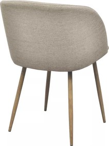 Čalúnené stoličky Betti, 2 ks, béžové