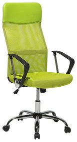 Kancelárska stolička zelená DESIGN Beliani