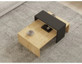 Konferenčný stolík Glow Anthracite a Sapphire Oak