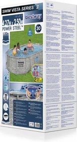 BESTWAY Bazén 427 cm x 250 cm x 100 cm Power Steel Swim Bestway- 56714