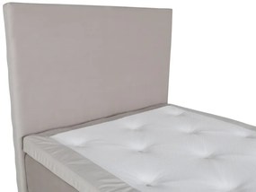 Vansbro 120 polohovateľná boxspring posteľ béžový zamat čelo Alvik