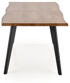 Jedálenský stôl Dickson 150 cm, dub / čierna