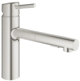 GROHE Concetto - Páková drezová batéria, supersteel 30273DC1