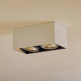 FLOS Compass Box H135 – stropné svietidlo 2p biele