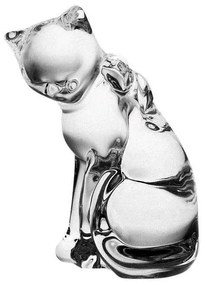 Crystal Bohemia Mačka sklenená figúrka