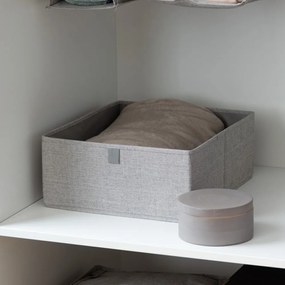 Sivý úložný box Compactor Oxford, 56 x 36 cm