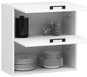 Horná kuchynská skrinka OLIWIA W60 G2 H580 biela