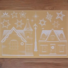 DECOLED Dekoratívna nálepka na okno A3 street