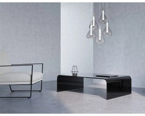 Biele LED závesné svietidlo so skleneným tienidlom ø 55 cm Cipera – CINQUE