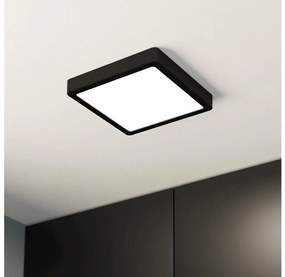 Eglo 900644 - LED stropné svietidlo do kúpeľne FUEVA LED/17W/230V IP44 čierne