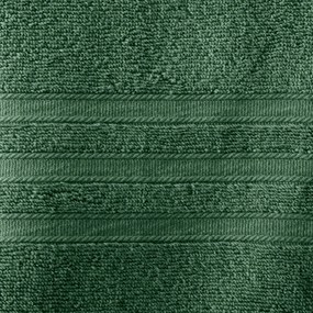 Tmavozelené froté bavlnené uteráky a osušky v súprave 6 ks Zero Twist – Catherine Lansfield