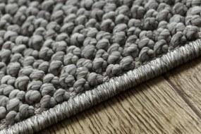 Metrážny koberec CASABLANCA LOOP svetlosivý