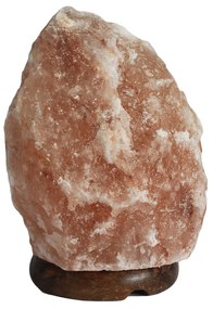 Himalájska soľná lampa s dreveným podstavcom 1.5-2kg