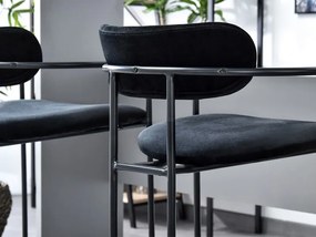 Stolička Viola (čierna). Akcia -20%. Vlastná spoľahlivá doprava až k Vám domov. 1110753