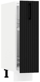 Skrinka do kuchyne Kate d20 cargo + kôš čierny hrášok