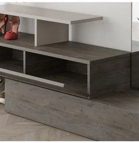 Předsíňová stěna Houseland Ramda černá káva/mocha