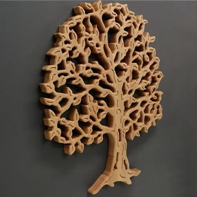 AMADEA Drevený strom, masívne drevo, 53x43x2, 5 cm