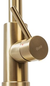 Rea Fresh, stojanková drezová batéria, zlatá matná, REA-B9148