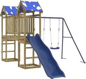 vidaXL Vonkajšia súprava na hranie impregnovaná borovica
