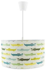 Detský luster na lanku CROCODILES 1xE27/60W/230V