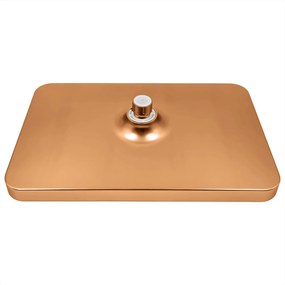 Rea JS-032, obdĺžniková dažďová sprchová hlavica, 38 × 21 cm, medená matná, REA-P0397