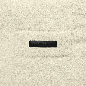 Krémový sedací vak z textílie buklé Snug Long 140 – SLOWDOWN