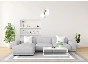 Biele/v zlatej farbe závesné svietidlo so skleneným tienidlom ø 15 cm Forte – Squid Lighting