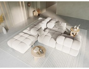 Béžová zamatová pohovka 282 cm Bellis – Micadoni