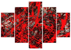 Obraz - Expresívne abstrakcie (150x105 cm)